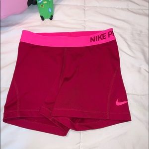 Nike pros, athletic shorts